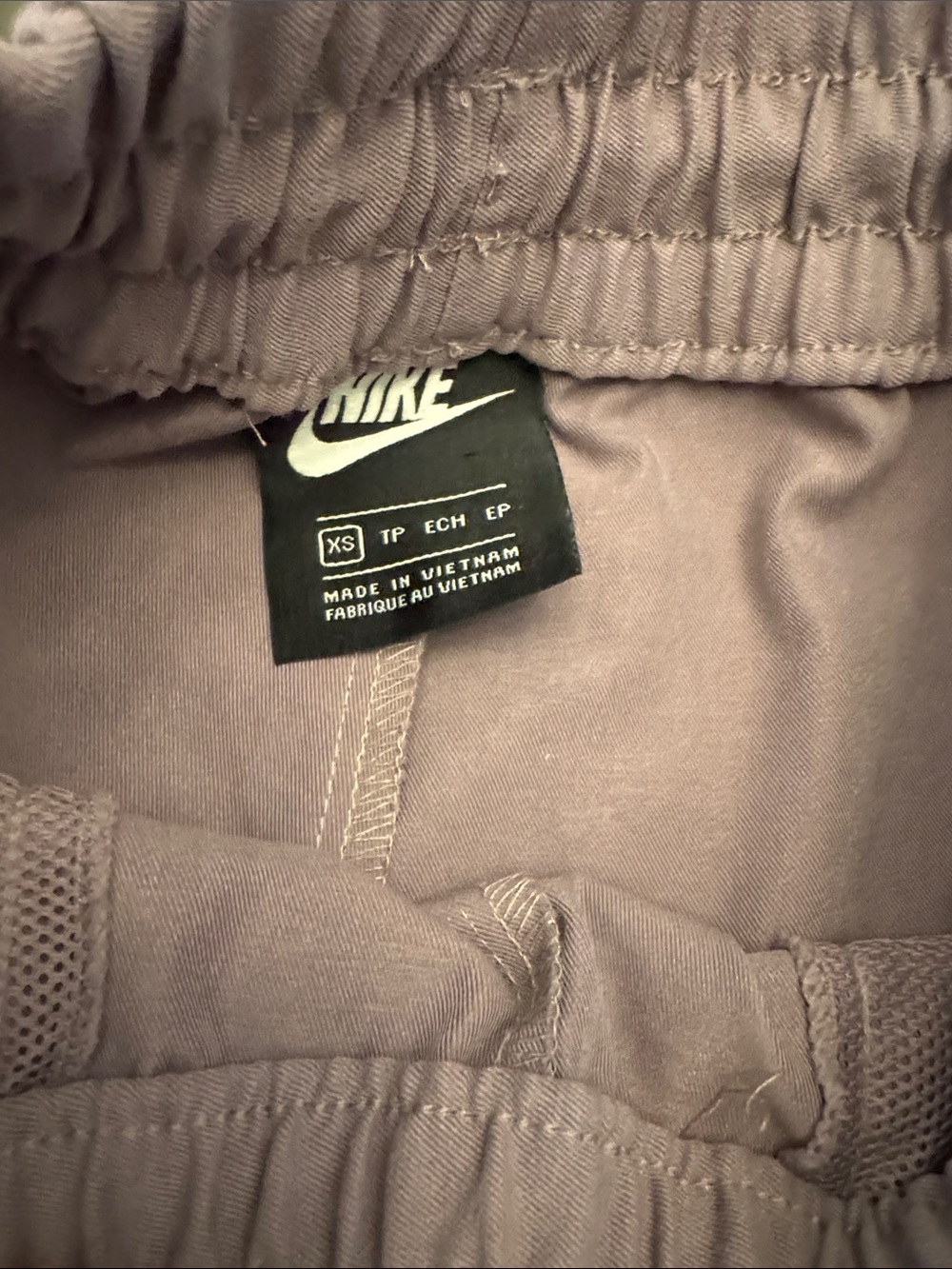Nike Lavender Jogger Pants with White Swoosh - Picture 2 of 4